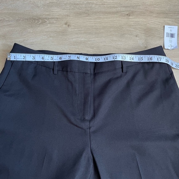 NWT TAHARI ASL Ponte Front Seamed Pants SZ 14 Black - Picture 6 of 7